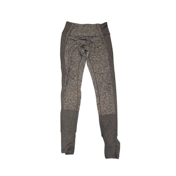 Zella S Eleve High Waist Rise Stirrup Leggings Charcoal Gray medium - Picture 3 of 6